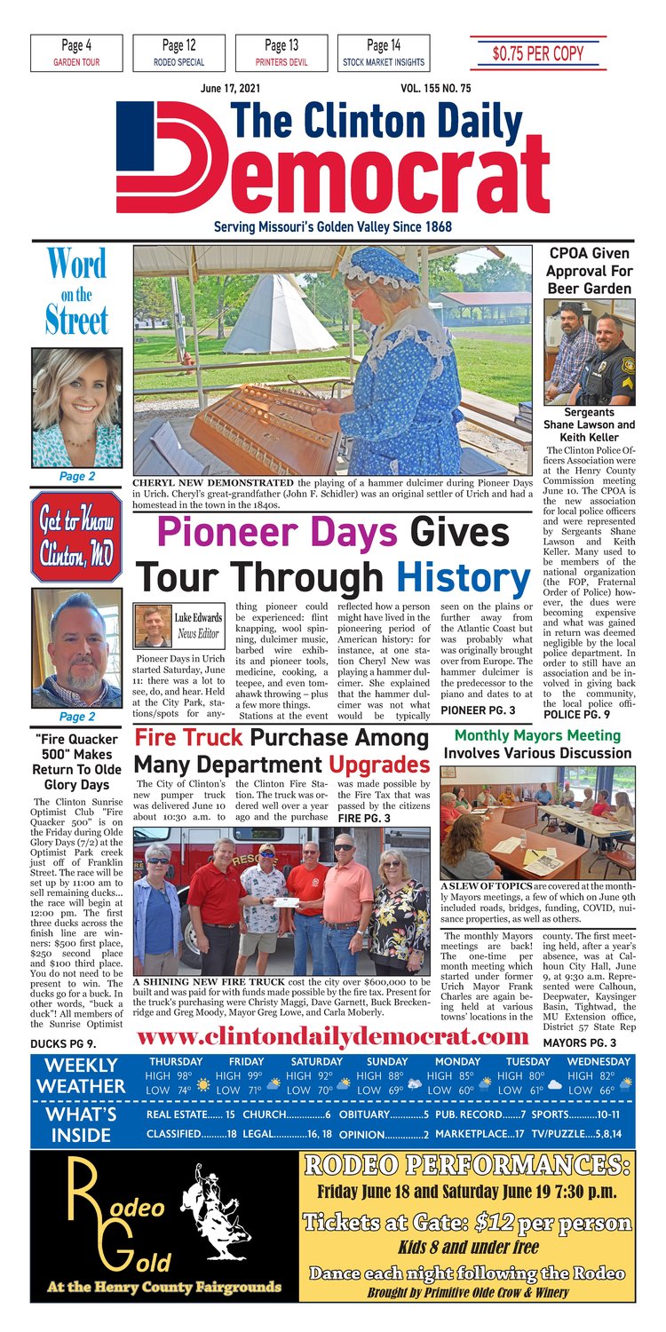 Clinton Daily Democrat 61721 Clinton Daily Democrat